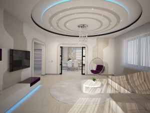 Гостиная легкий футуризм