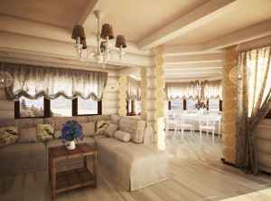 дизайн интерьера дачи