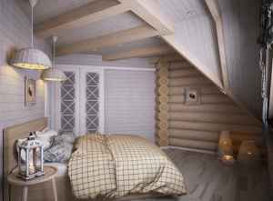 деревянный дом интерьер